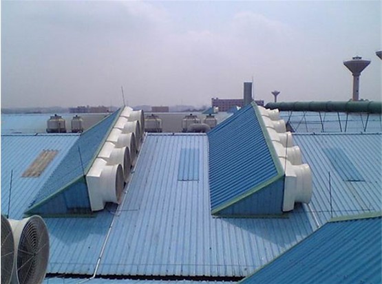 钢结构厂房降温通风方法